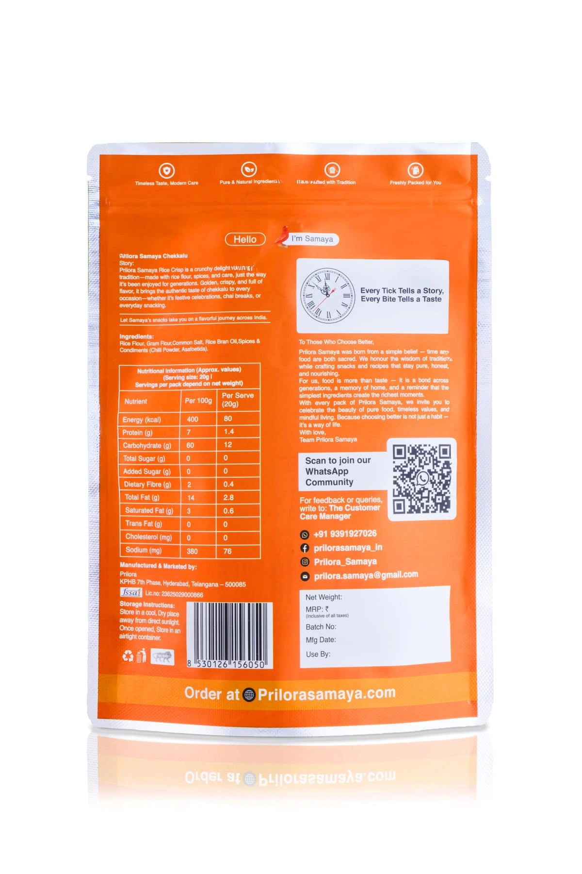 Samaya Chekkalu – 120 g